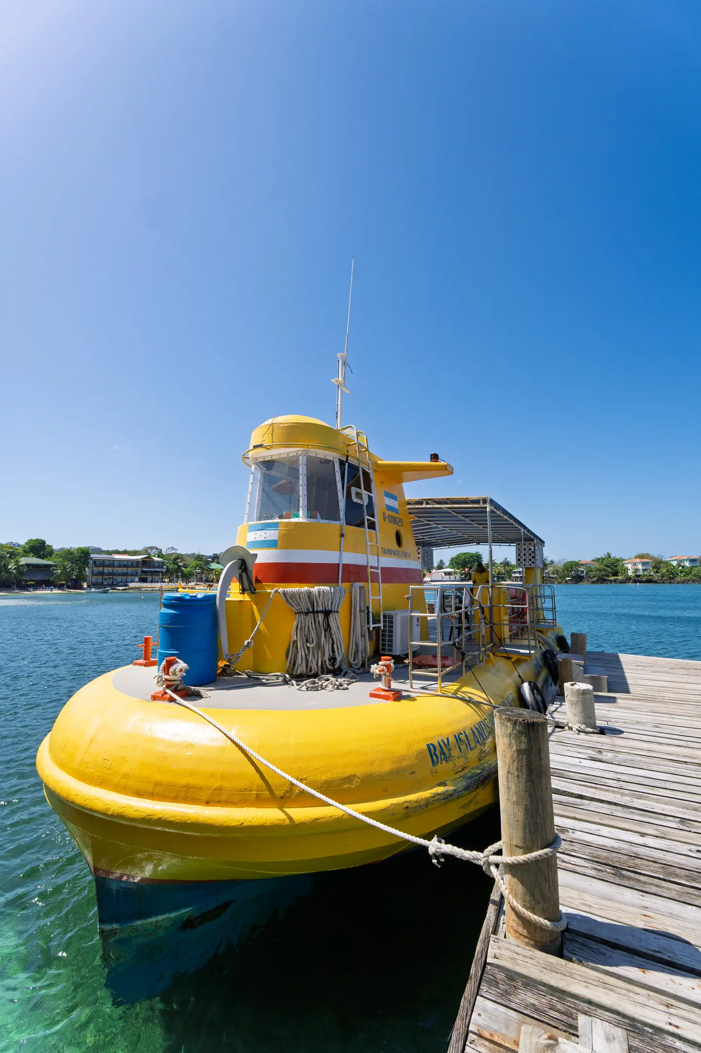 Roatan Glass Bottom Tour – Chocolate & West End Experience